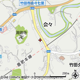 竹田釣具センター周辺の地図
