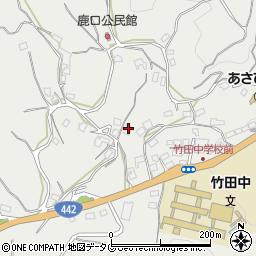 大分県竹田市会々3526-2周辺の地図
