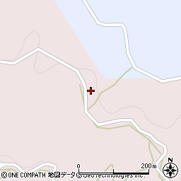佐賀県太良町（藤津郡）日ノ辻周辺の地図