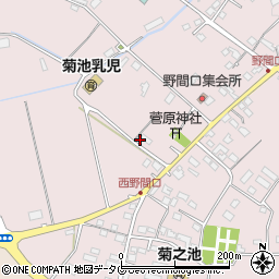 熊本県菊池市野間口862-2周辺の地図