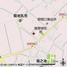 熊本県菊池市野間口862周辺の地図