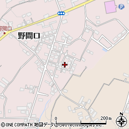 熊本県菊池市野間口595-1周辺の地図