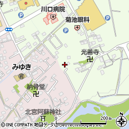 熊本県菊池市片角230周辺の地図
