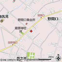 熊本県菊池市野間口767周辺の地図