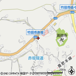 大分県竹田市会々1270周辺の地図