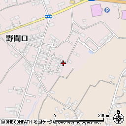 熊本県菊池市野間口595-14周辺の地図