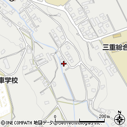 大分県豊後大野市三重町内田2500-13周辺の地図