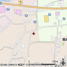 熊本県菊池市上西寺1615周辺の地図