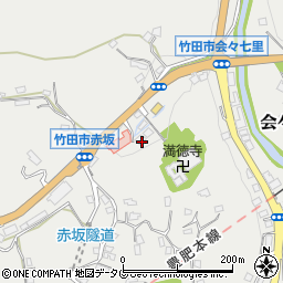 大分県竹田市会々1264-2周辺の地図