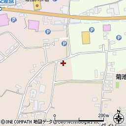 熊本県菊池市上西寺1615-4周辺の地図