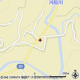 熊本県菊池市下河原5464-1周辺の地図