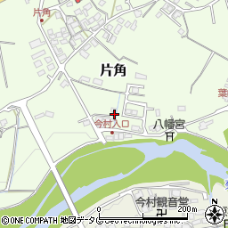 熊本県菊池市片角172周辺の地図