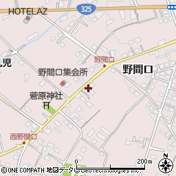 熊本県菊池市野間口776周辺の地図