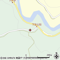 大分県竹田市下志土知688周辺の地図