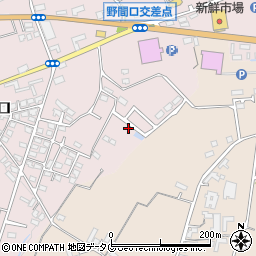 熊本県菊池市野間口580-6周辺の地図