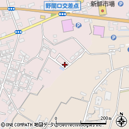熊本県菊池市野間口580-10周辺の地図