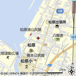 大村市消防団第１２分団松原本町分駐所周辺の地図