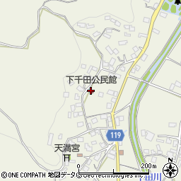 下千田公民館周辺の地図