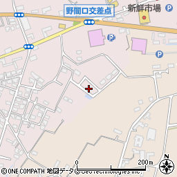 熊本県菊池市野間口580-9周辺の地図