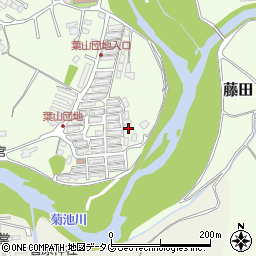 熊本県菊池市片角23周辺の地図