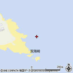 双海崎周辺の地図