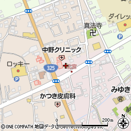 セブンイレブン菊池中央店周辺の地図