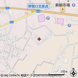 熊本県菊池市野間口580-12周辺の地図