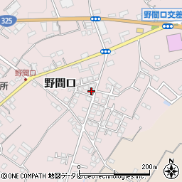 熊本県菊池市野間口606-22周辺の地図