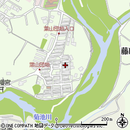 熊本県菊池市片角25周辺の地図