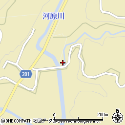 熊本県菊池市下河原525周辺の地図