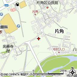 熊本県菊池市片角181周辺の地図