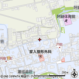 熊本県阿蘇市小里151周辺の地図