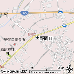 熊本県菊池市野間口638周辺の地図
