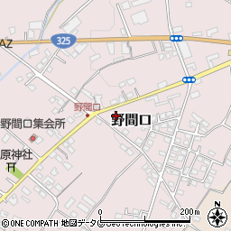 熊本県菊池市野間口639周辺の地図
