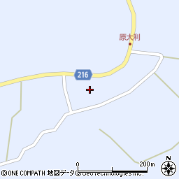 産山村南部地区公民館周辺の地図