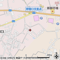 熊本県菊池市野間口580-2周辺の地図