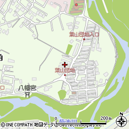 熊本県菊池市片角74周辺の地図