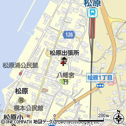 長崎県大村市松原本町周辺の地図