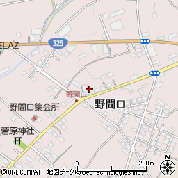 熊本県菊池市野間口391-2周辺の地図