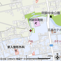 熊本県阿蘇市小里153周辺の地図