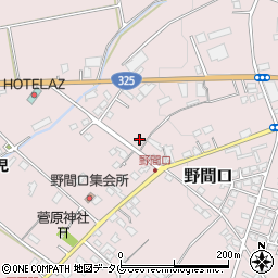 熊本県菊池市野間口388-6周辺の地図