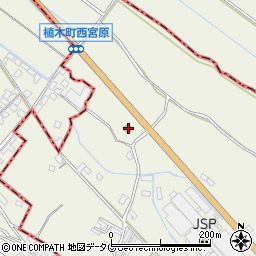 熊本県熊本市北区植木町宮原451周辺の地図