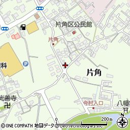 熊本県菊池市片角307周辺の地図