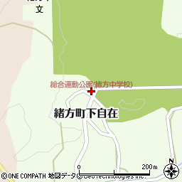 総合運動公園﻿(緒方中学校)周辺の地図