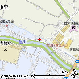 熊本県阿蘇市小里806周辺の地図