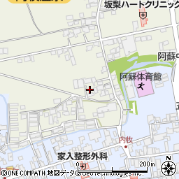 熊本県阿蘇市小里163-1周辺の地図