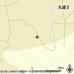 佐賀県藤津郡太良町大浦周辺の地図