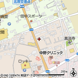 メナード化粧品菊池城北代行店周辺の地図