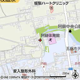 熊本県阿蘇市小里160-1周辺の地図