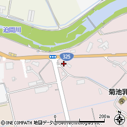 熊本県菊池市野間口1077周辺の地図